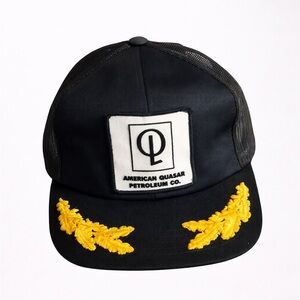 Vintage Trucker Hat American Quasar Petroleum Co Hat ca1976-1987​​​​​​​